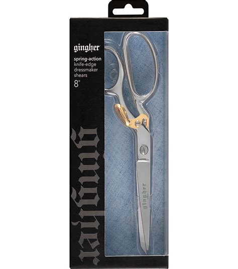 gingher scissors joann fabrics metal box eith case|gingher knife edge scissors.